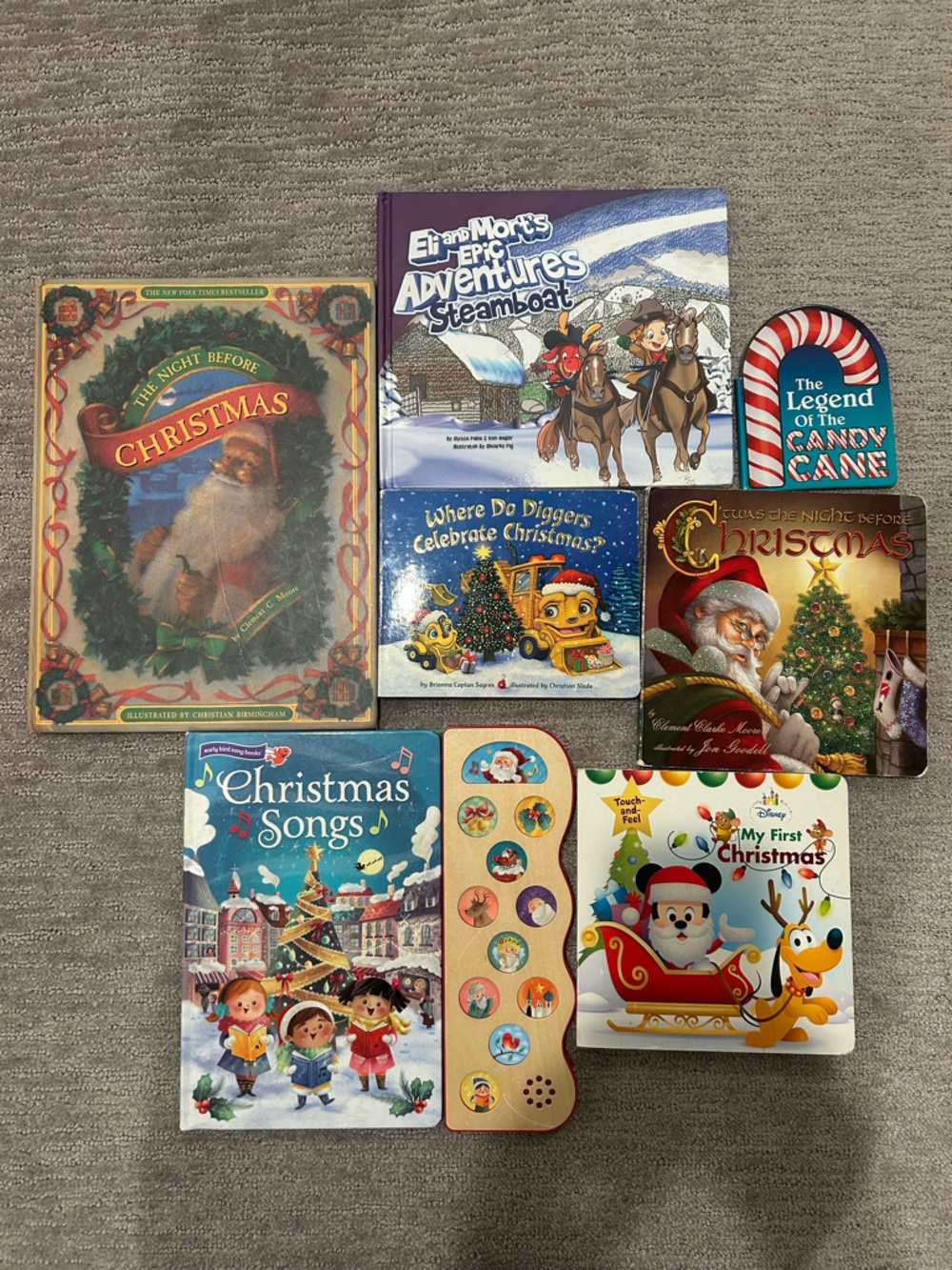 Assorted Kids Christmas Board Books - Colorful Holiday Collection